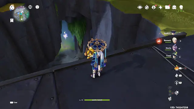 Ashveil Peak Lunoculus Collectables: ##4 Directly right of the Statue of the Seven, look down in the entrance of the underground zone