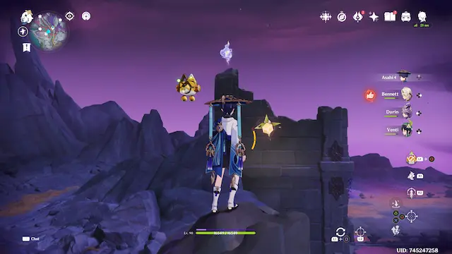 Ashveil Peak Lunoculus Collectables: ##5 Near a teleport, on top of ruins