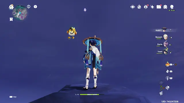 Ashveil Peak Lunoculus Collectables: ##8 Near the boss top left of the zone. You either need to start and follow the world quest with Illuga called <strong>Nightingale's Song</strong>, or climb the nearby mountain that looks like it is outside the currently available zone (Paimon does not stop you for some reason), one on top, use the Red Feather Fan Gadget, and use a character that can fly you higher such as Wanderer, Venti, Chasca... and then fly towards the Oculi. You should make it just in time. However, you do need to complete the quest for another one anyway, so you can also simply follow it for this one as well already