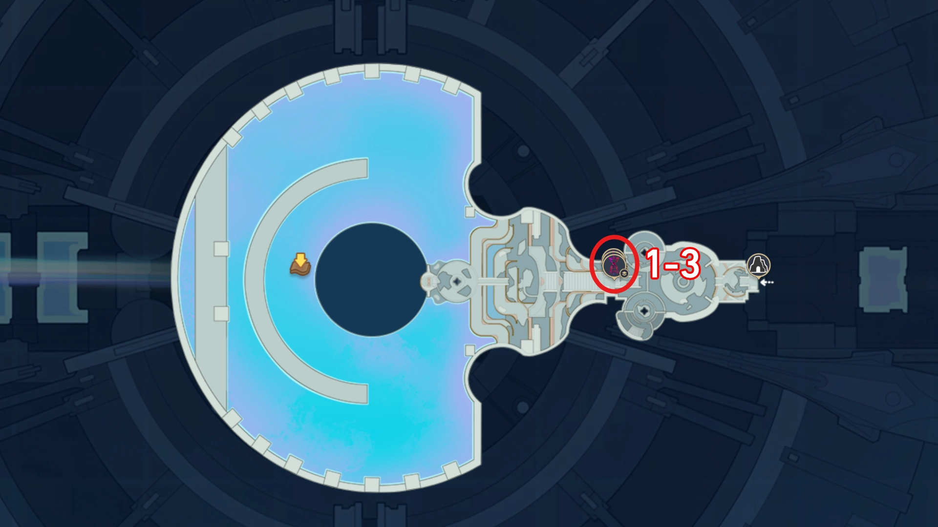 Dark Side of the Moon Time Trials Map