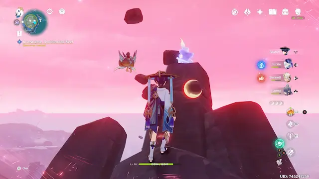Hiisi Island Lunoculus Collectables: ##21 On top of rocks