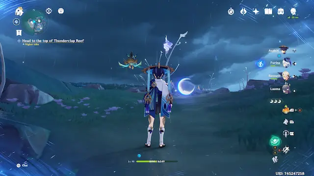 Hiisi Island Lunoculus Collectables: ##23 Floating on top of the mountain