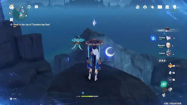 Hiisi Island Lunoculus Collectables: ##24 Floating high in the air on the top. if you climb up the mountain high enough, you can simply fly down