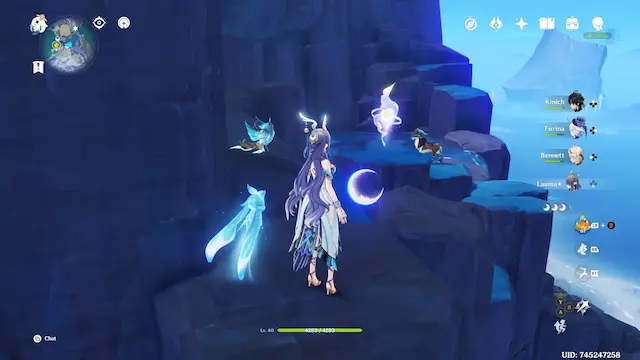Hiisi Island Lunoculus Collectables: ##29 Follow the goat, it will show you the way upwards, it is on top of the waterfall