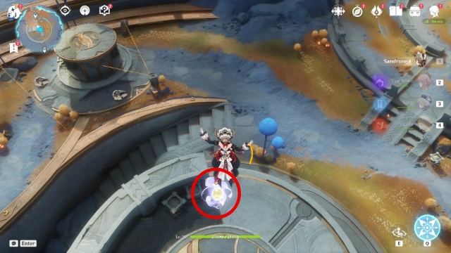 Lunar Highlands Lunoculus Collectables: #12 From the high-speed transit station, glide to the top of the circular building