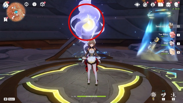 Lunar Highlands Lunoculus Collectables: #20 From the previous spot, go inside the building and activate the lift to reach a room with a Lunoculus inside
