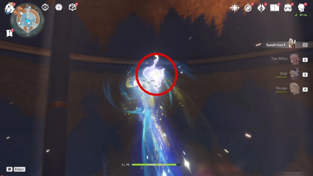 Lunar Highlands Lunoculus Collectables: #37 From the previous spot, use the Archaeolune Energy Node to do the Moonlight Dashes to reach the floating Lunoculus in the middle of the building