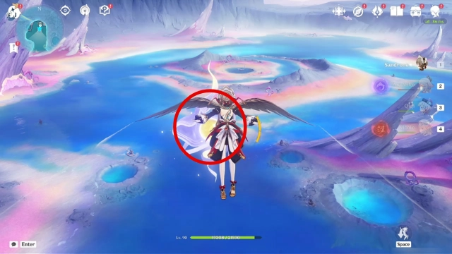 Lunar Highlands Lunoculus Collectables: #45 Near the teleport waypoint