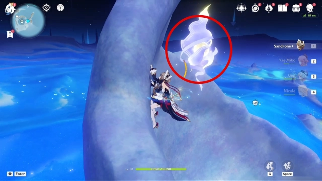 Moontide Sea Lunoculus Collectables: #13 Find 3 Pioneer Source Structure: Stasis Module around the area to uncover a hidden high-speed transit station. Go to the top of the station for a Lunoculus on a floating stone