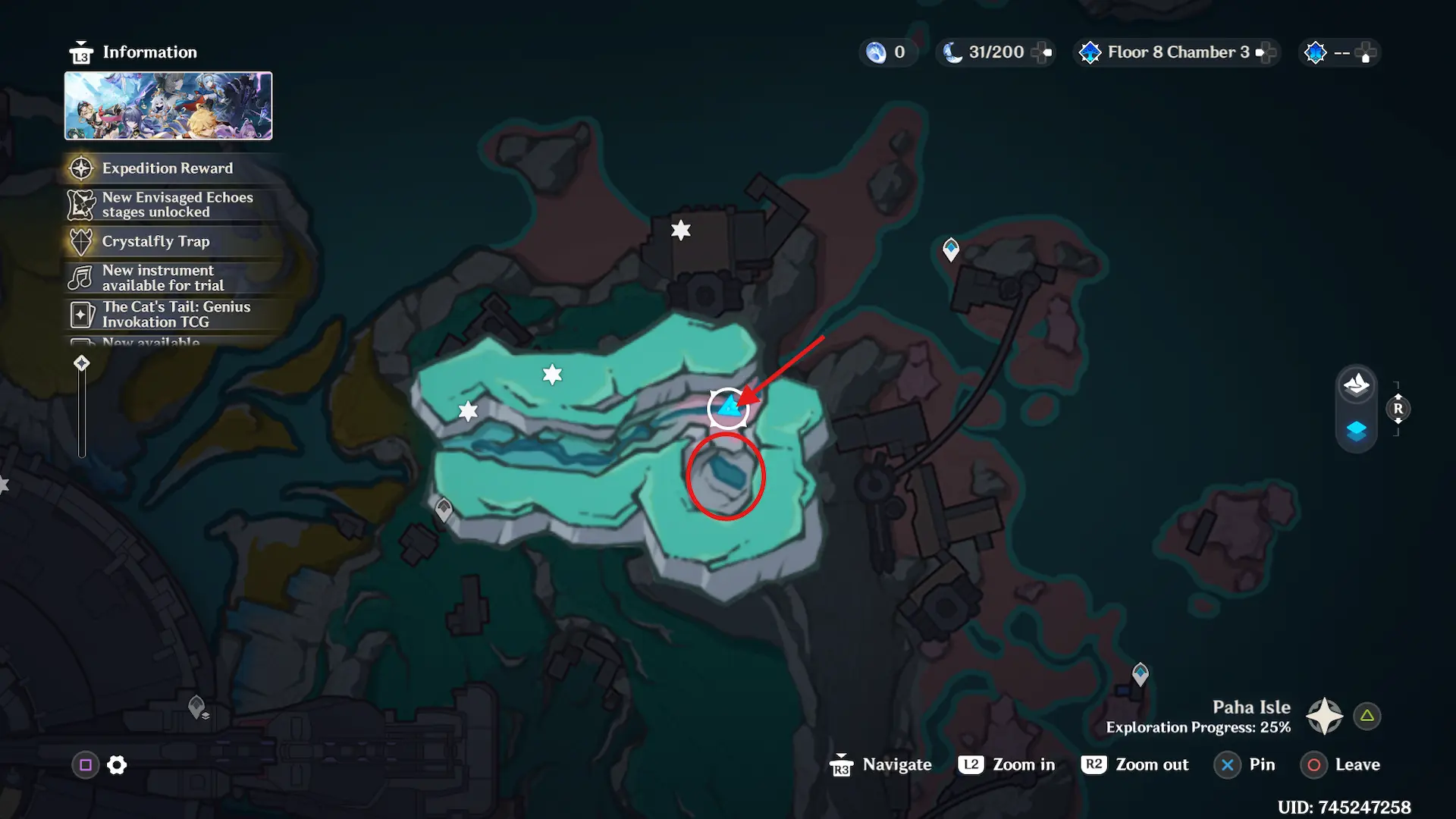 Paha Isle Evermoon Map