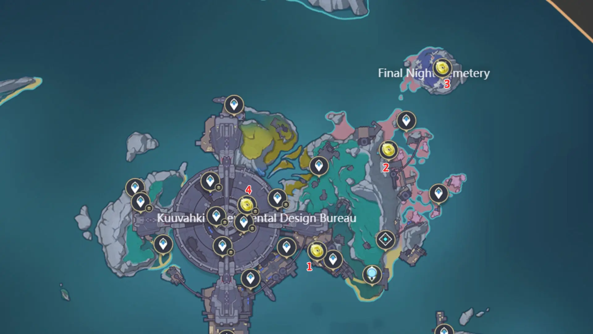 Paha Isle Radiant Crystals Location