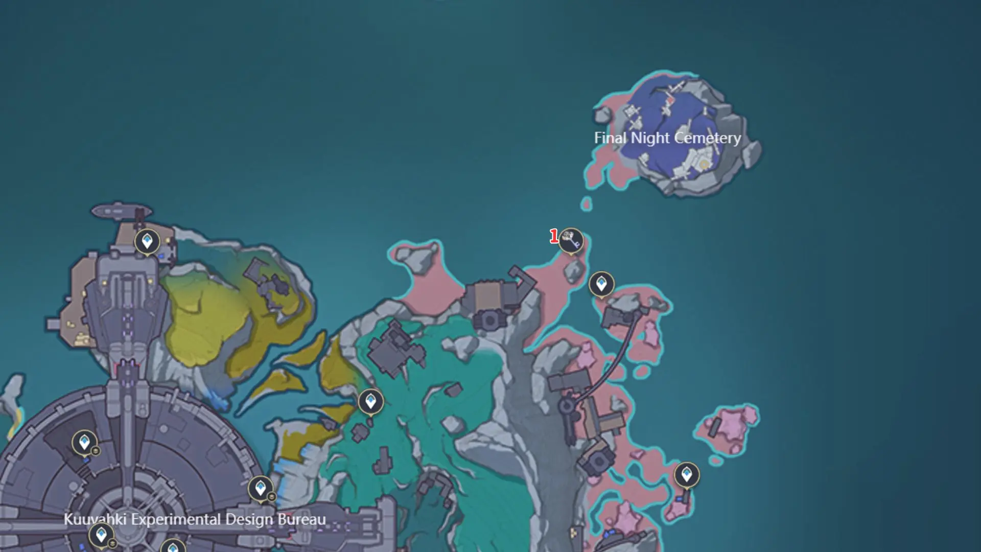 Paha Isle Shrine Map