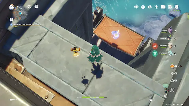 Voidsea Outlook Lunoculus Collectables: ##10 In Piramida, but a little bit downwards, in a corner