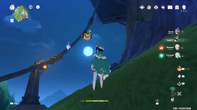 Voidsea Outlook Lunoculus Collectables: ##12 On the elevator rail on the left that also leads to Piramida