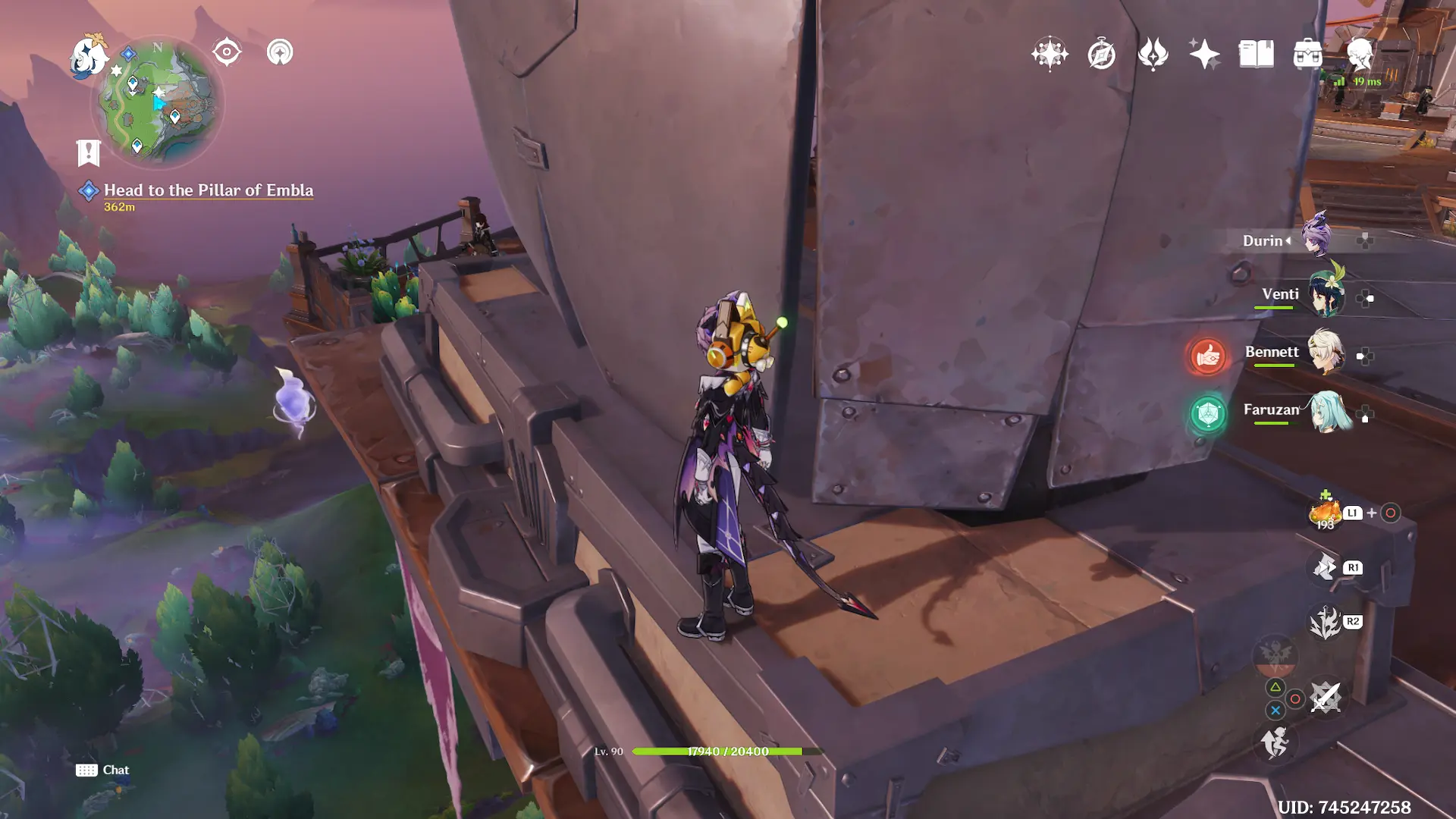 Voidsea Outlook Lunoculus Collectables: ##13 Behind the big metal statue in Piramida