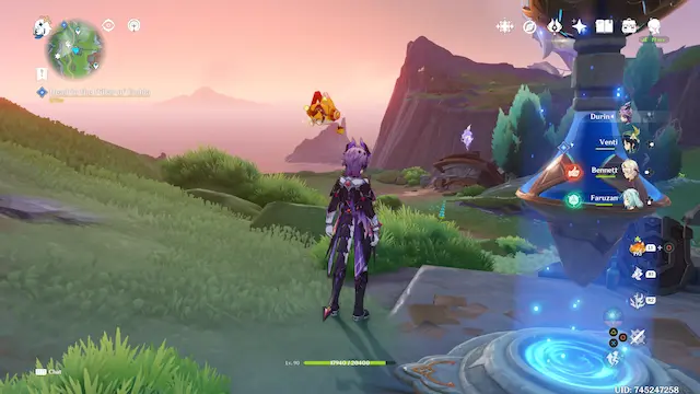 Voidsea Outlook Lunoculus Collectables: ##15 In front of the teleport