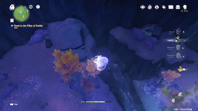 Voidsea Outlook Lunoculus Collectables: ##24 Drop down the little hole in the ground near the teleport