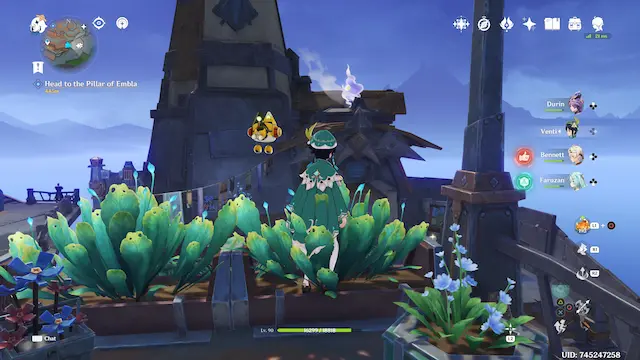 Voidsea Outlook Lunoculus Collectables: ##8 In Piramida on top of a building right of the teleport