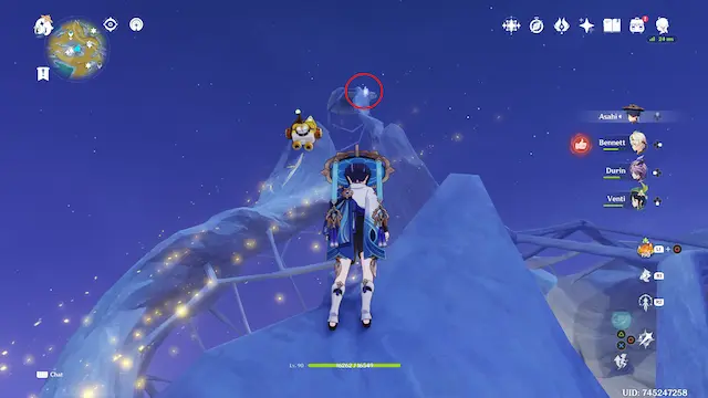 Wavechaser Plain Lunoculus Collectables: ##15 At the very tip of the top of the Pillar of Embla. You can climb up but be careful because the structure is a bit slippery 