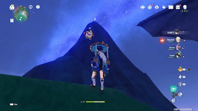 Wavechaser Plain Lunoculus Collectables: ##28 On top of the mountain tip near the previous triangle structure