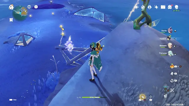 Wavechaser Plain Lunoculus Collectables: ##7 Near the water, use the lightbulbs to shoot at the crystal