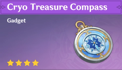 Cryo Treasure Compass in Genshin Impact