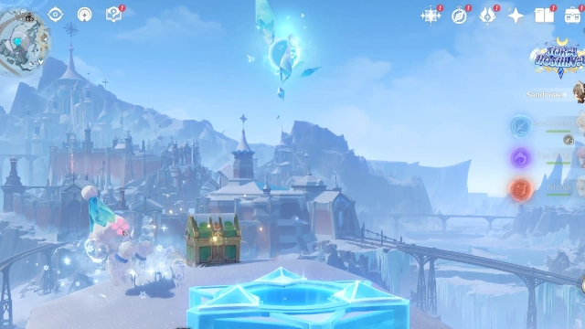 Everfrozen Earth Cryoculus Collectables: #10 At the top of the mountain. Use the Jack Frost Time Trial Challenge at the foot of the mountain to reach it easily