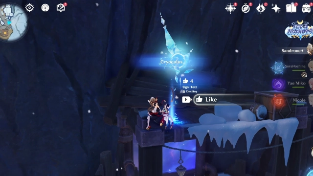 Everfrozen Earth Cryoculus Collectables: #11 On top of the shelter of the treasure vault