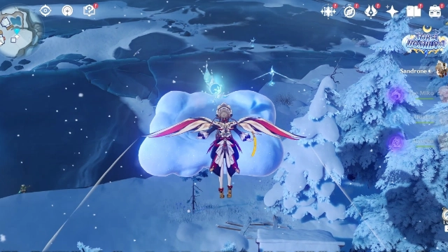 Everfrozen Earth Cryoculus Collectables: #15 Above the floating cloud. Use the nearby Stellar Vortices to glide higher