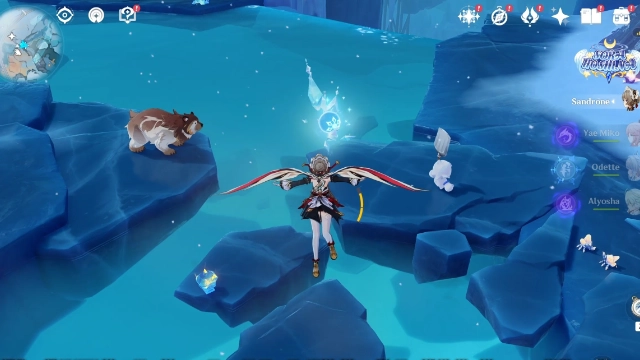 Everfrozen Earth Cryoculus Collectables: #18 Floating above water just behind a Jack Frost