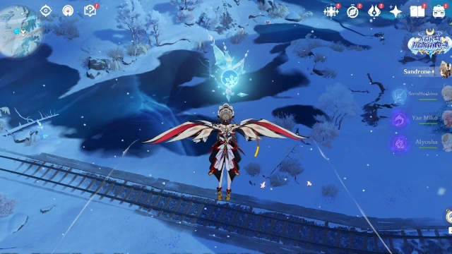 Everfrozen Earth Cryoculus Collectables: #22 Floating high in the sky. Use the nearby Stellar Vortices to glide higher