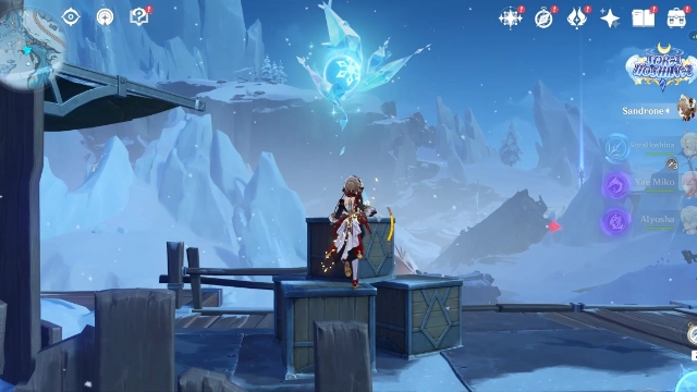 Everfrozen Earth Cryoculus Collectables: #26 On top of boxes above the platform where the Pixies are located