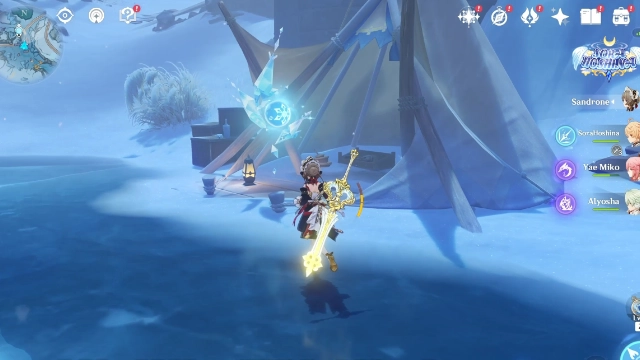 Everfrozen Earth Cryoculus Collectables: #28 In front of the camp