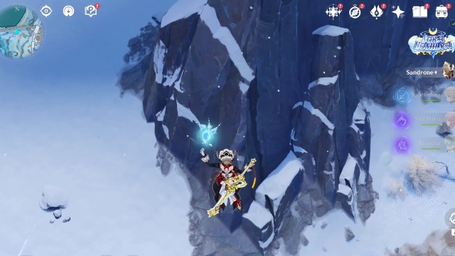 Everfrozen Earth Cryoculus Collectables: #34 Floating in the sky. Use the Link Mechanism or glide from the train tracks to reach it