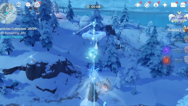 Everfrozen Earth Cryoculus Collectables: #5 On top of the building. Use the Link Mechanism Ice Construct to reach it