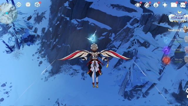 Everfrozen Earth Cryoculus Collectables: #7 Floating high in the sky. Teleport to the nearby mountain and glide to it