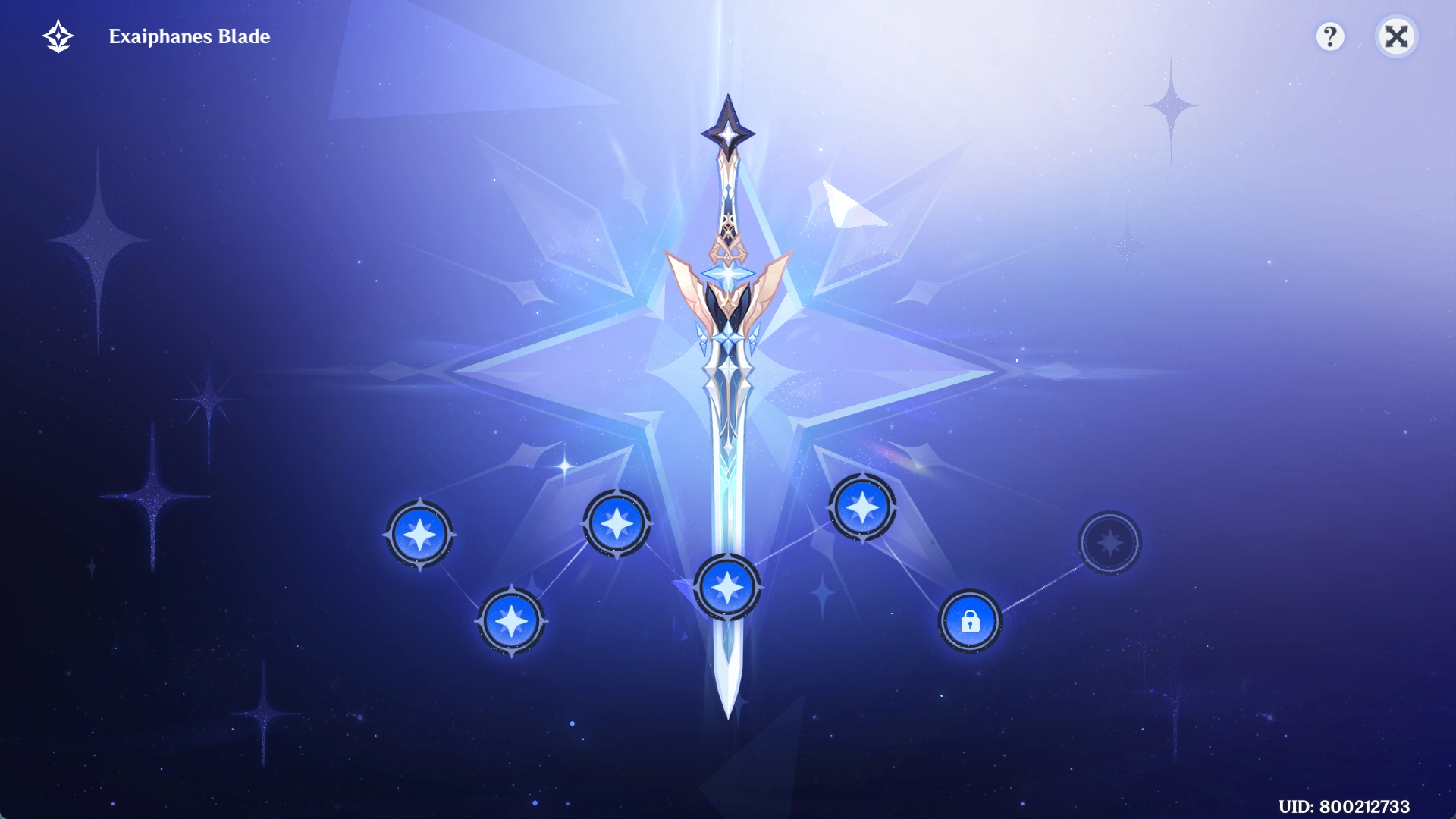 Exaiphanes Blade Signature Weapon in Snezhnaya