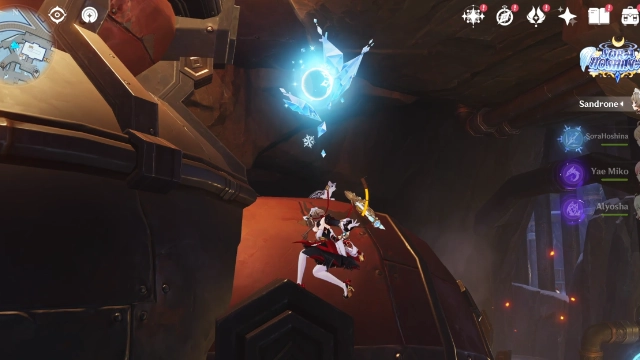 Fellfrost Peak Cryoculus Collectables: #11 On top of the huge heating mechanism on the entrance of the cave