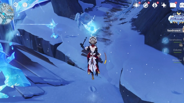 Fellfrost Peak Cryoculus Collectables: #17 On the edge of a cliff