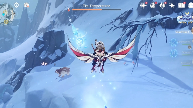 Fellfrost Peak Cryoculus Collectables: #18 On the edge of a snowy cliff
