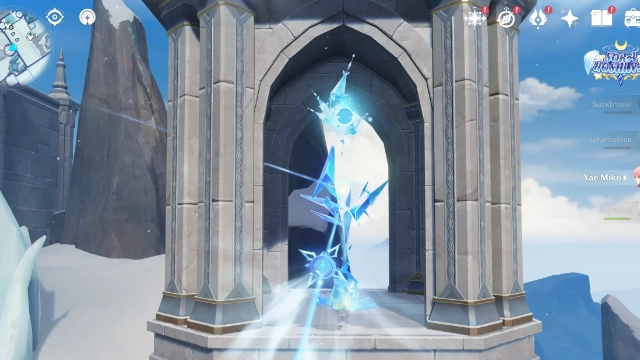 Fellfrost Peak Cryoculus Collectables: #32 On the window at the top of the tower