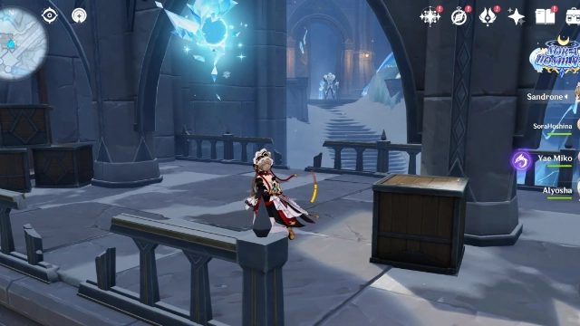 Fellfrost Peak Cryoculus Collectables: #33 Above the gate a the back side of the castle