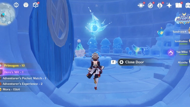 Fellfrost Peak Cryoculus Collectables: #37 Inside the igloo. You need to complete the 'Small Jack Frost, Big Problems' Quest to unlock the door