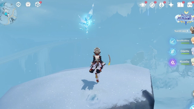 Fellfrost Peak Cryoculus Collectables: #6 On top of the rock near the waypoint