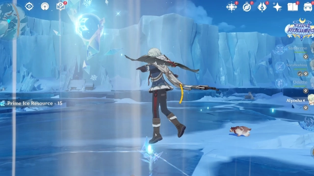 Volkodlak Tundra Cryoculus Collectables: #1 Floating on top of train's broken pieces. Remove the Ice Construct to reveal a Stellar Vortex underneath. Use it to glide higher and reach the Cryoculus