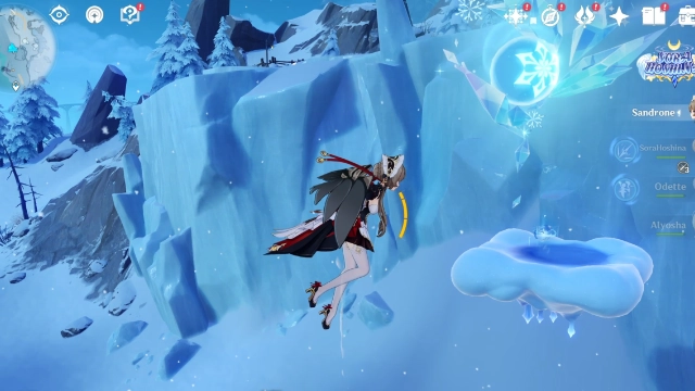 Volkodlak Tundra Cryoculus Collectables: #17 Floating high in the sky. Use the prepared Ice Construct and Stellar Vortex to reach it