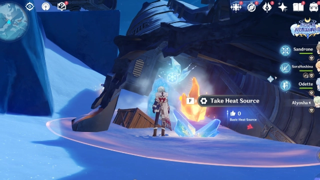 Volkodlak Tundra Cryoculus Collectables: #2 Hidden behind a block of ice. Melt the Meltable Snow using Ice Construct
