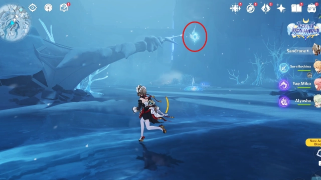 White Birch Snowgrave Cryoculus Collectables: #3 Floating beside a fallen building