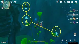 Elton Trench Beryl Conch Farming Route: #Nodes #3, #4, and #5