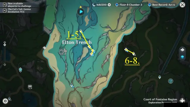 Elton Trench Beryl Conch Farming Route Map